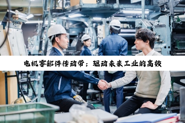 今日科普|电机零部件传动带:驱动未来工业的高效传动部件创新与应用热点